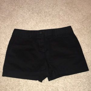 LOFT Black Riviera Shorts Size 6